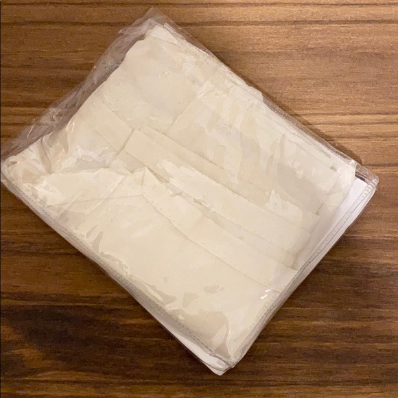 Faux silk table runner scarf ivory cream off white 13x72 new made in India - Picture 3 of 5